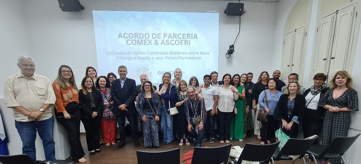 Novo acordo entre COMEX da ACIANF e ASCOFRI fortalece Comércio Exterior em Nova Friburgo